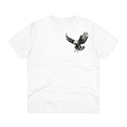 100% Organic Cotton T-shirt - Realistic Design - Eagle - Unisex