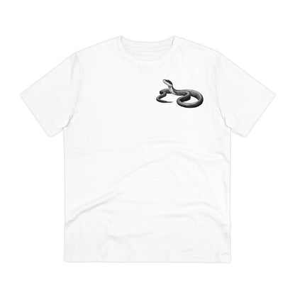 100% Organic Cotton T-shirt - Realistic Design - Snake - Unisex